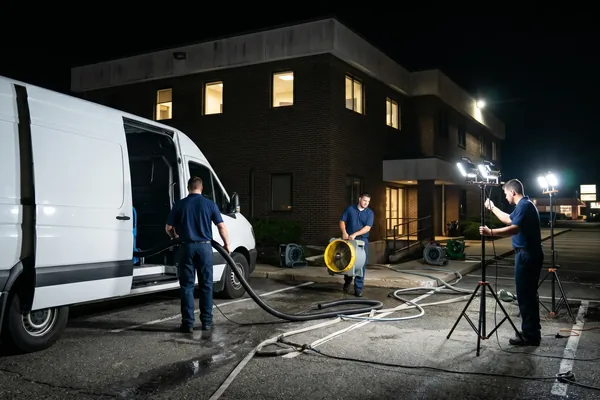 Emergency cleaning on Long Island